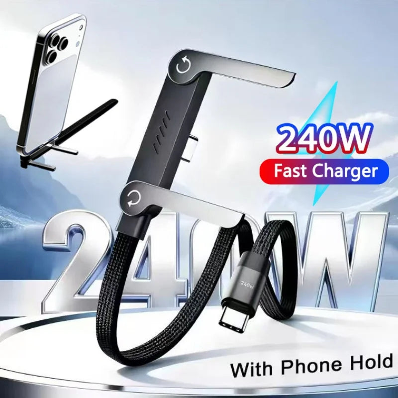 SmartStand Cable: Błyskawiczne Ładowanie 65W i Podstawka w Jednym